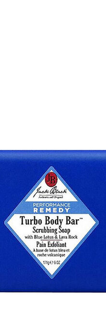 Jack Black Turbo Body Bar Scrubbing Soap with Blue Lotus and Lava Rock Jack Black Turbo Body Bar Scrubbing Soap with Blue Lotus and Lava Rock